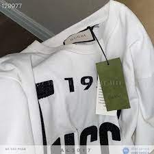 Áo Phông Tay Lỡ  Guccii 1921 Unisex Form Rộng ,Áo Phông Nam Nữ Màu Đen , trắng Co Giãn 4 Chiều