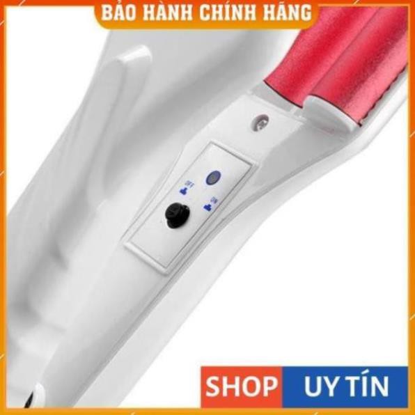 Máy Làm Tóc Sóng nước Bản To+Tặng (Máy xoăn mini+ Máy Là thẳng mini hoặc/dập xù mini)