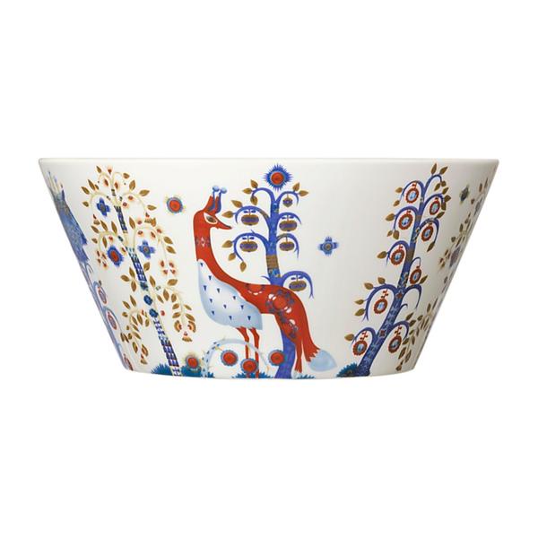 Bát tô sứ Taika Iittala Họa tiết Trắng