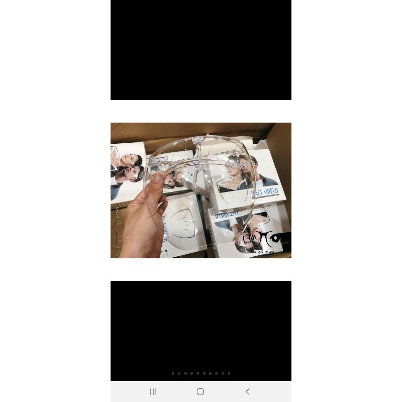 Kính chống giọt bắn phòng dịch bảo hộ full face