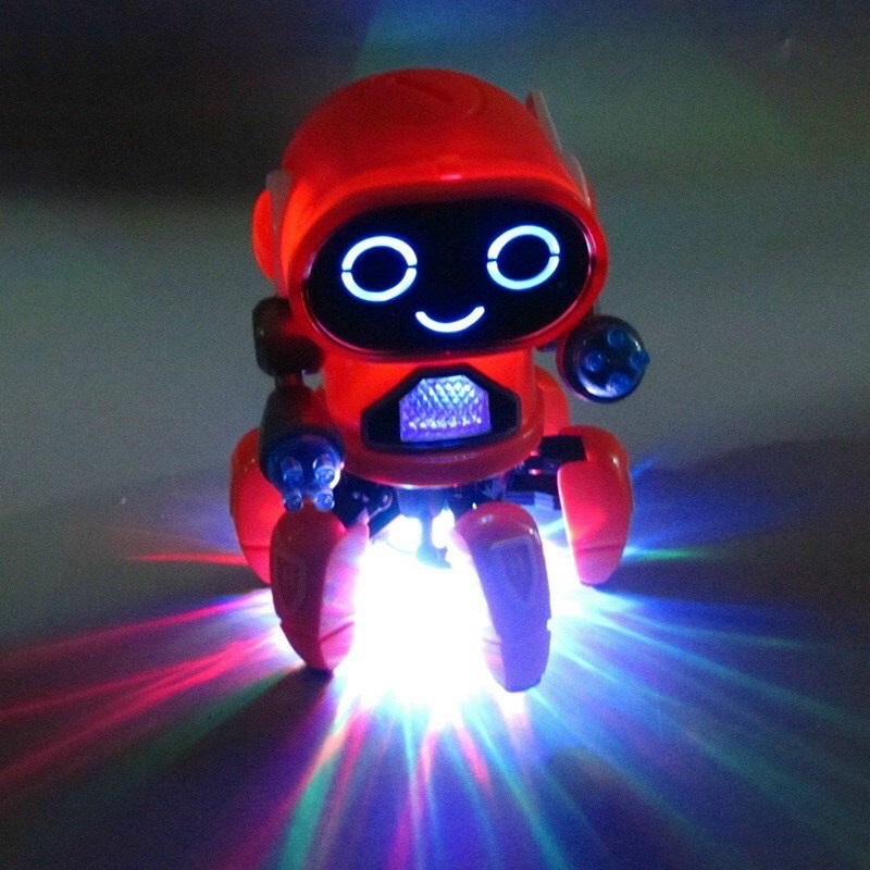 ROBOT ĐỒ CHƠI,ROBOT NHẢY NHÓT CÓ NHẠC,PHÁT SÁNG CỰC HOT CHO BÉ YÊU