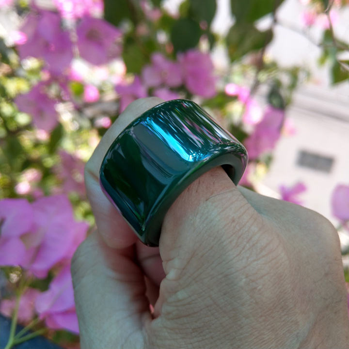 Nhẫn Đá Phỉ Thúy phong thủy cao cấp - T066