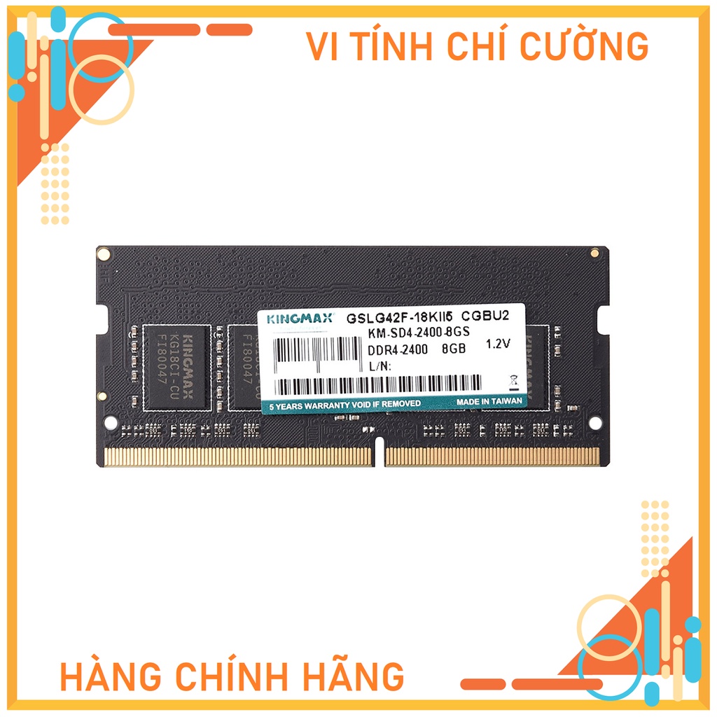 RAM Laptop Kingmax 8GB Bus 2400 DDR4 - Hàng Chính Hãng