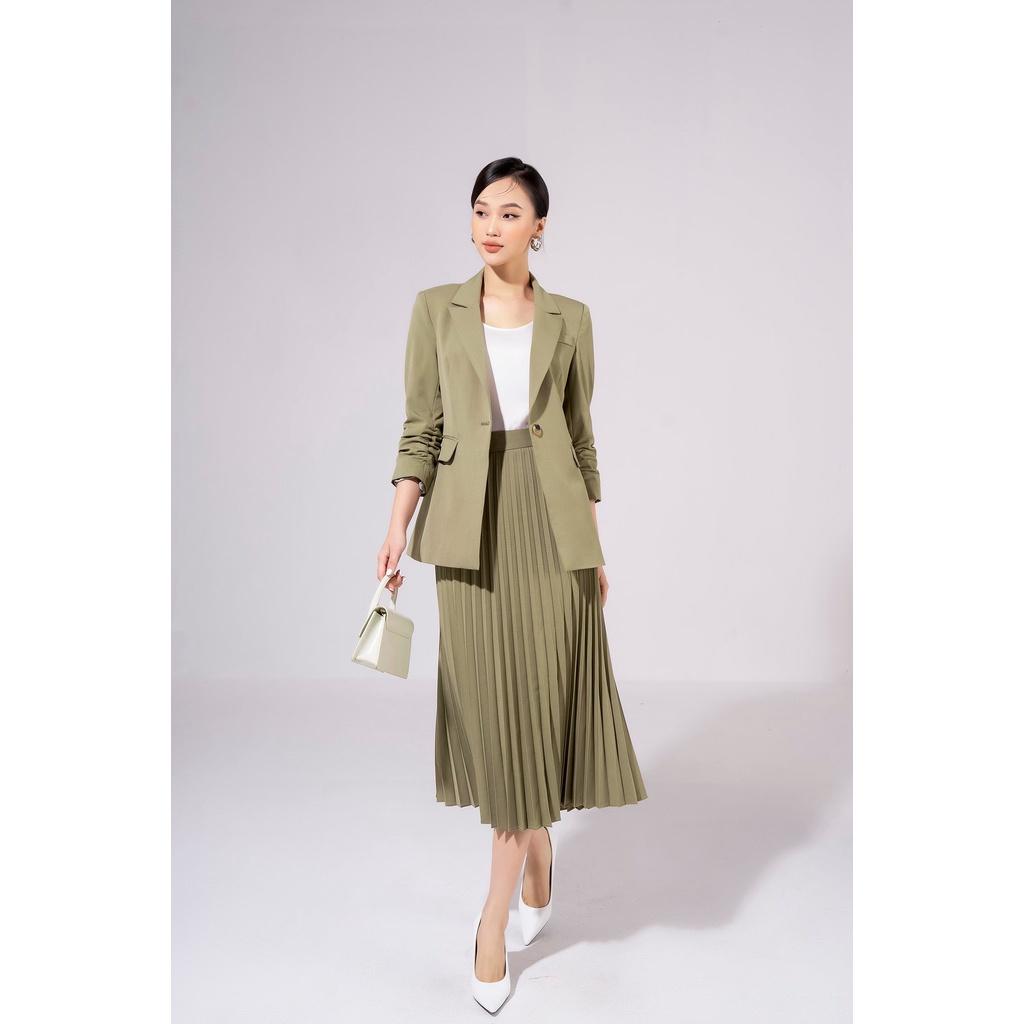 Áo blazer nữ tay lỡ Eva de Eva 22SBLE007X