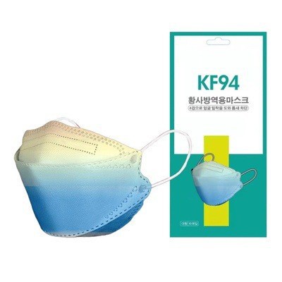 Set 50 Lá Liễu KN95 4 Lớp Màu Sắc Gradient KF94