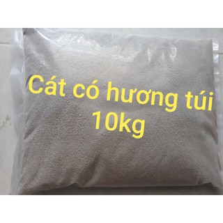 Cát vệ sinh cho mèo túi 10kg có kèm hạt khử mùi