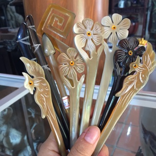 Trâm cài tóc bằng sừng trâu