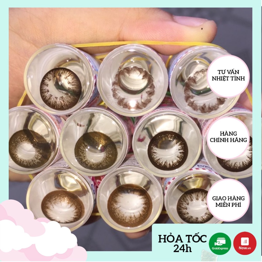 Lens mắt màu choco