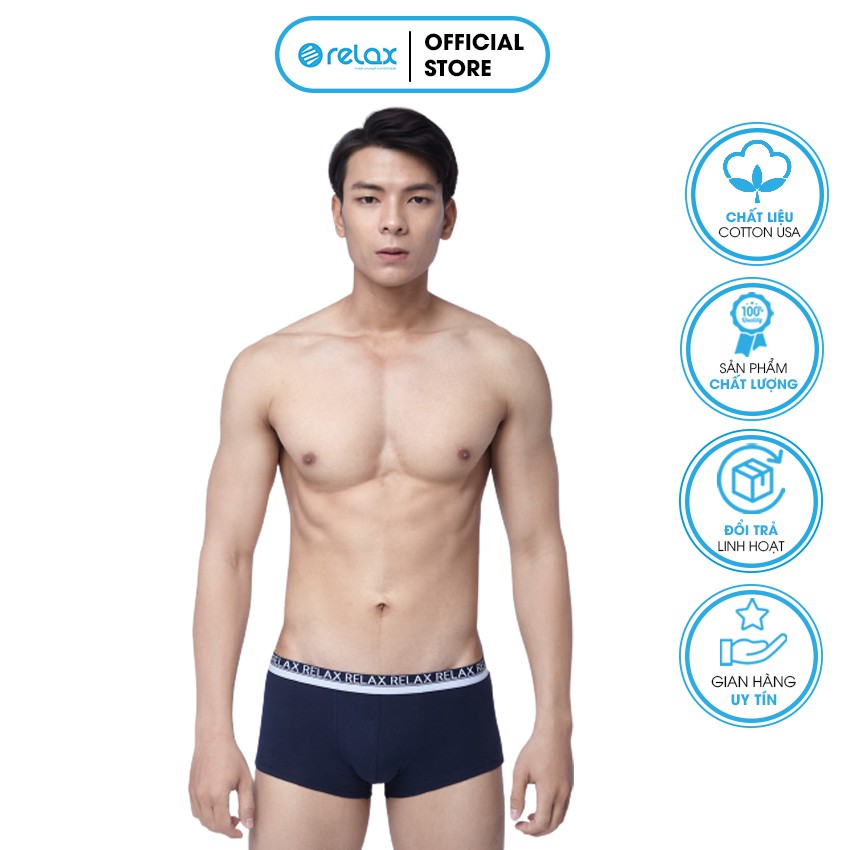 Quần lót nam trunk RLTK061 quần sịp nam thoáng mát mềm mại cao cấp, co giãn tốt, ôm gọn - RELAX FAMILY
