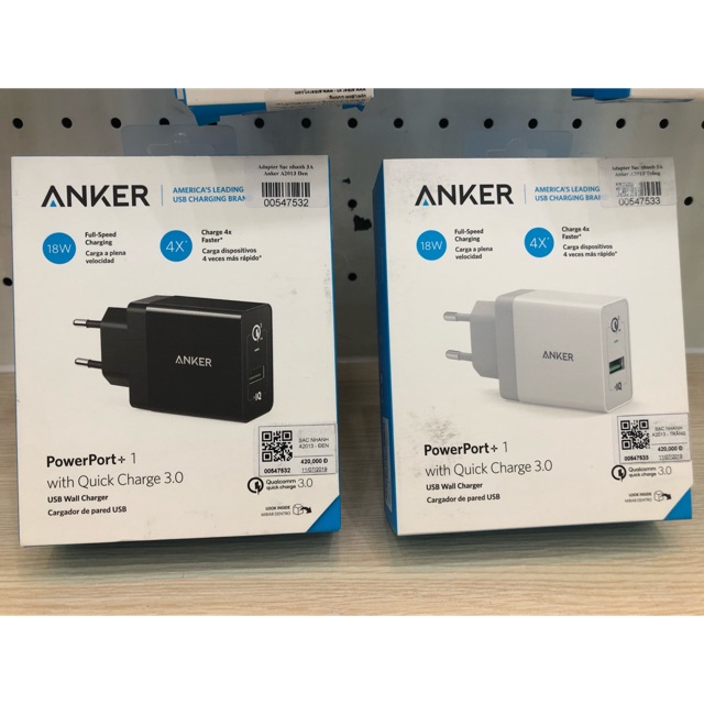 Adapter Sạc nhanh 3A Anker A2013