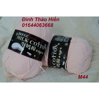 Len sợi milk cotton