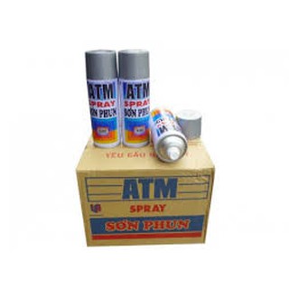 Sơn xịt ATM A100 (màu bạc ánh kim)
