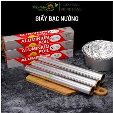 Giấy bạc nướng thực phẩm nồi chiên không dầu, màng nhôm bọc nướng thực phẩm đa năng tiện lợi