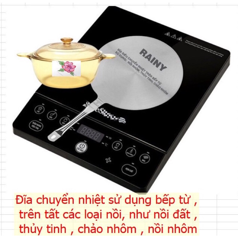 Đĩa chuyển nhiệt cho bếp điện từ 24cm dùng đc cho tất cả loại nồi