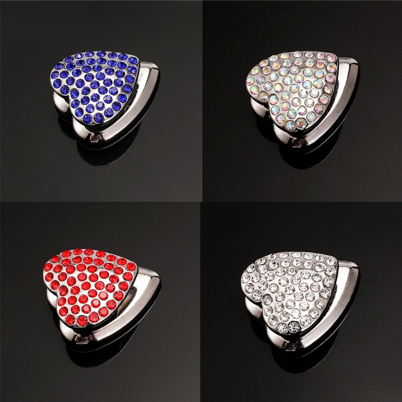 Móc Treo Dù / Xe Hơi / Văn Phòng Đính Đá Pha Lê Tự Dính Không Cần Khoan Lỗ