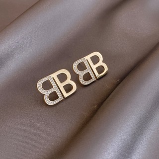 Unique B Shaped Jewelry Earrings