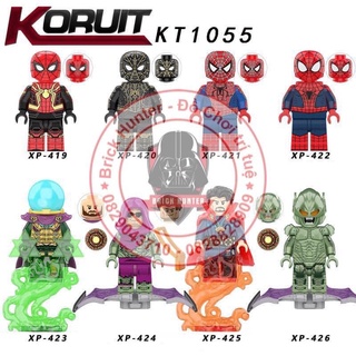 Koruit KT 1055 Marvel super heroes Spiderman No Way Home mô hình lắp ráp minifigures Green Goblin yêu tinh xanh