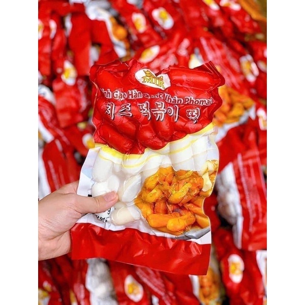 BÁNH GẠO TOKBUKKI NHÂN PHO MAI 500GR