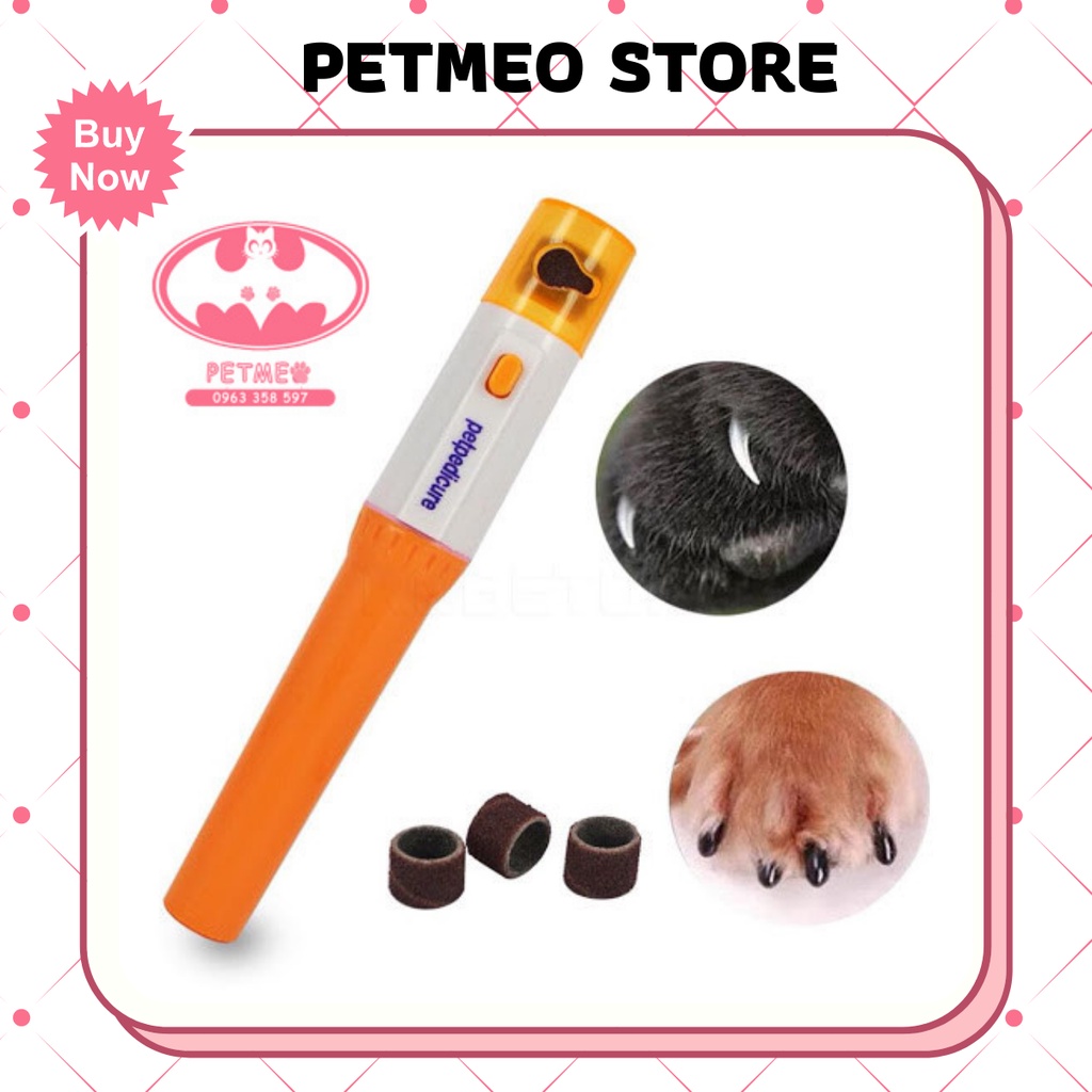Máy dũa móng cho thú cưng, mài móngg tay chó mèo tiện lợi - PETMEO