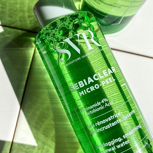 Toner giảm mụn, se khít lỗ chân lông SVR Sebiaclear Micro-peel 150ml