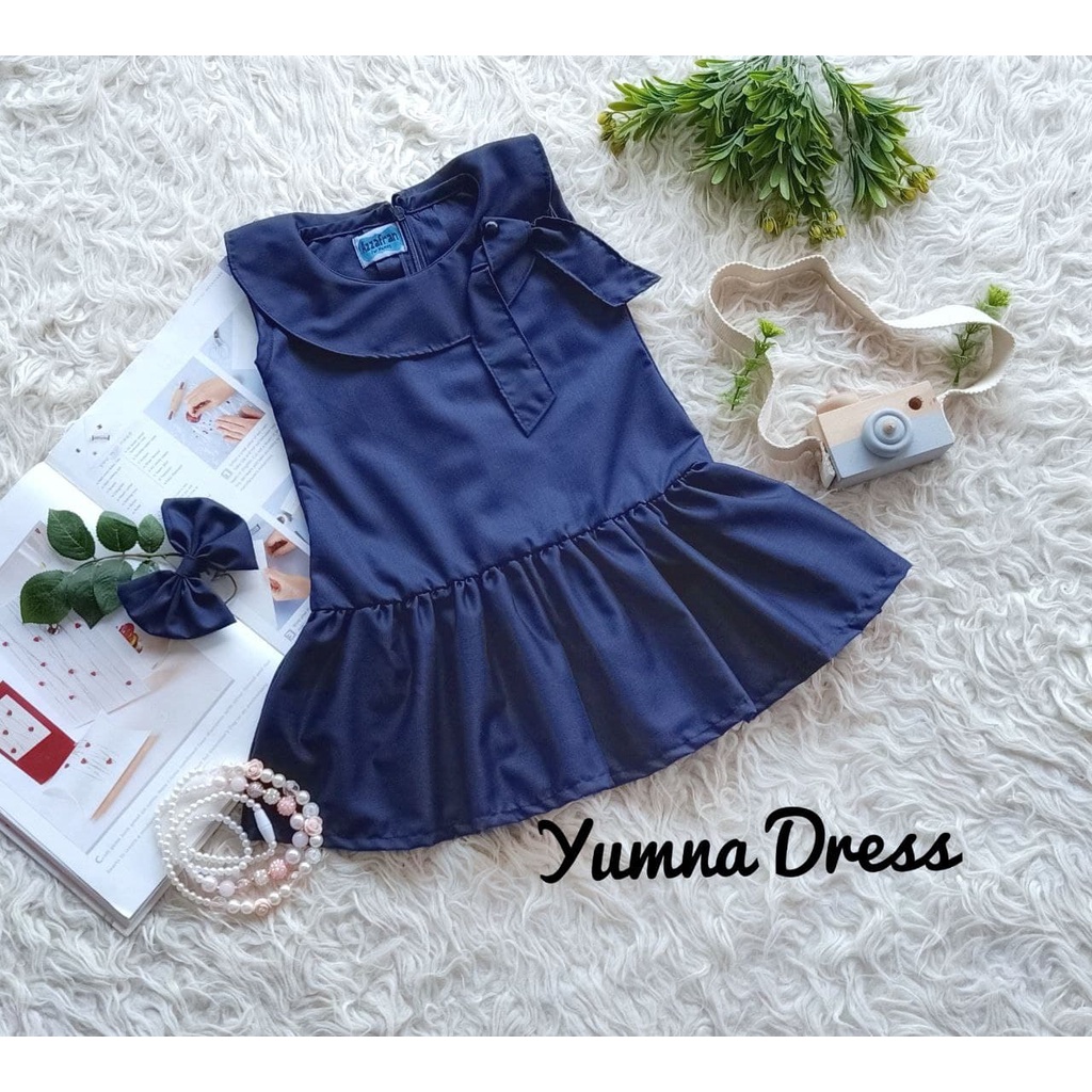 Đầm MINI Màu Sắc Nổi Bật YUMNA Drees Cho Trẻ Em Và Người Lớn