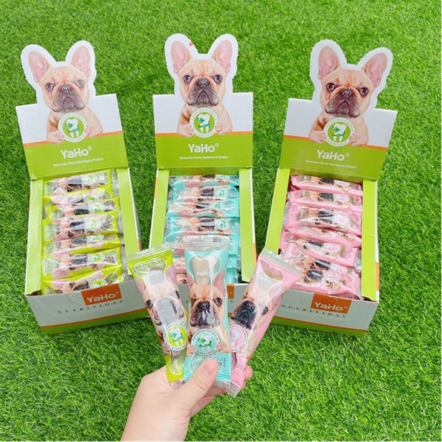 Xương gặm sạch răng - cải thiện mùi hôi miệng cho chó Yaho 15g