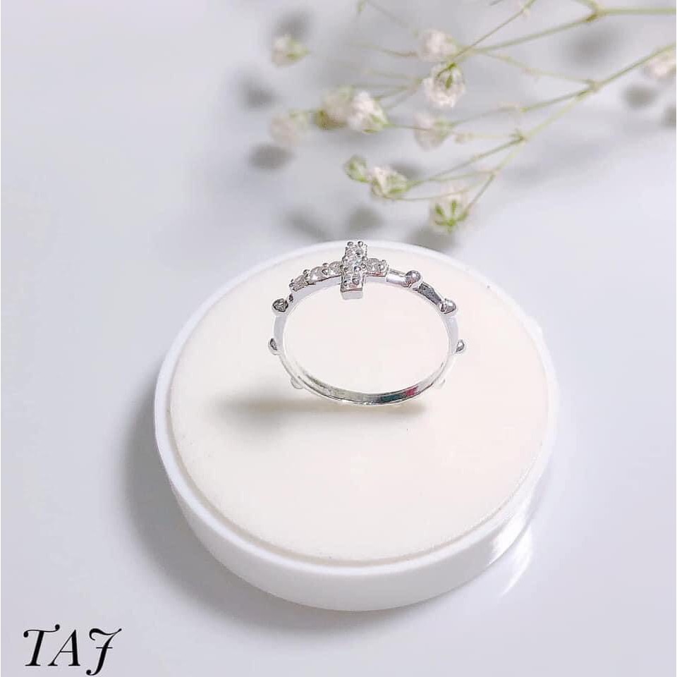 Nhẫn bạc thật giá rẻ nhẫn nữ mẫu mới thời trang ms28 chất liệu bạc ta sáng đẹp/ Trang sức bạc JQN