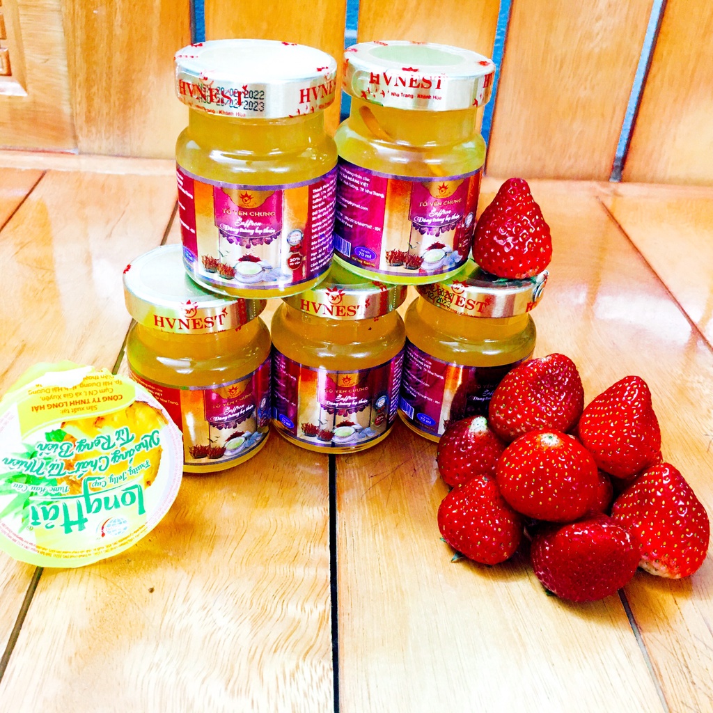 Tổ Yến Chưng Đông Trùng Hạ Thảo, Saffron  KHÔNG CHẤT BẢO QUẢN, yến sào Hoàng Việt, Nha Trang