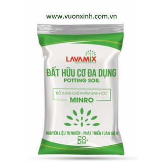 Đất hữu cơ Lavamix 20dm3 trồng rau, hoa kiểng