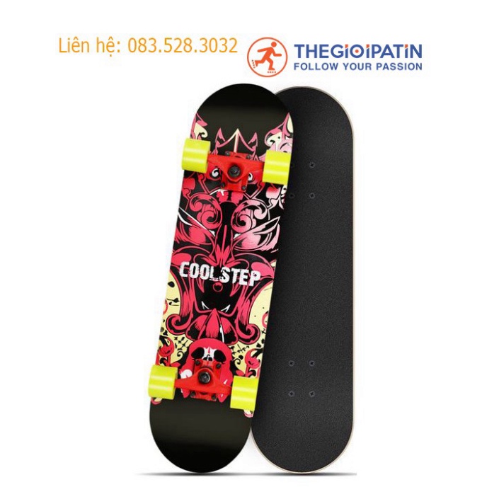 Ván trượt skateboard - VT1214, ván trượt cao cấp chính hãng