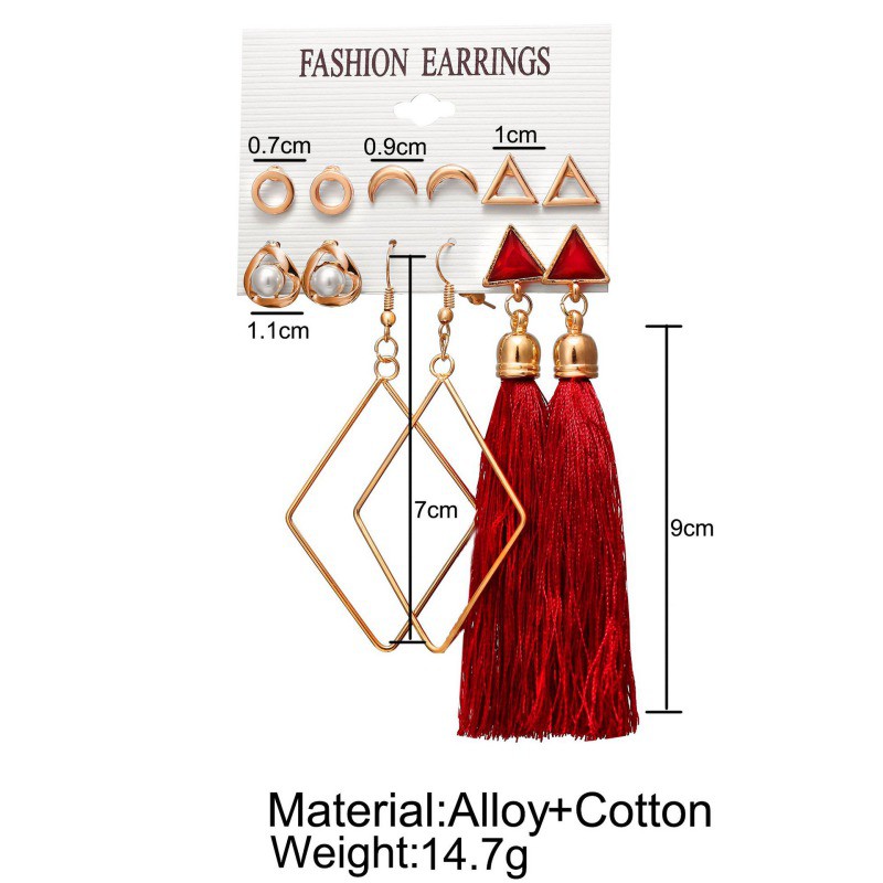 Bông tai tua rua thanh lịch cho nữ