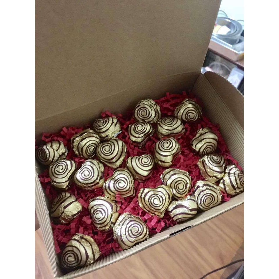 Giấy bọc socola hoa