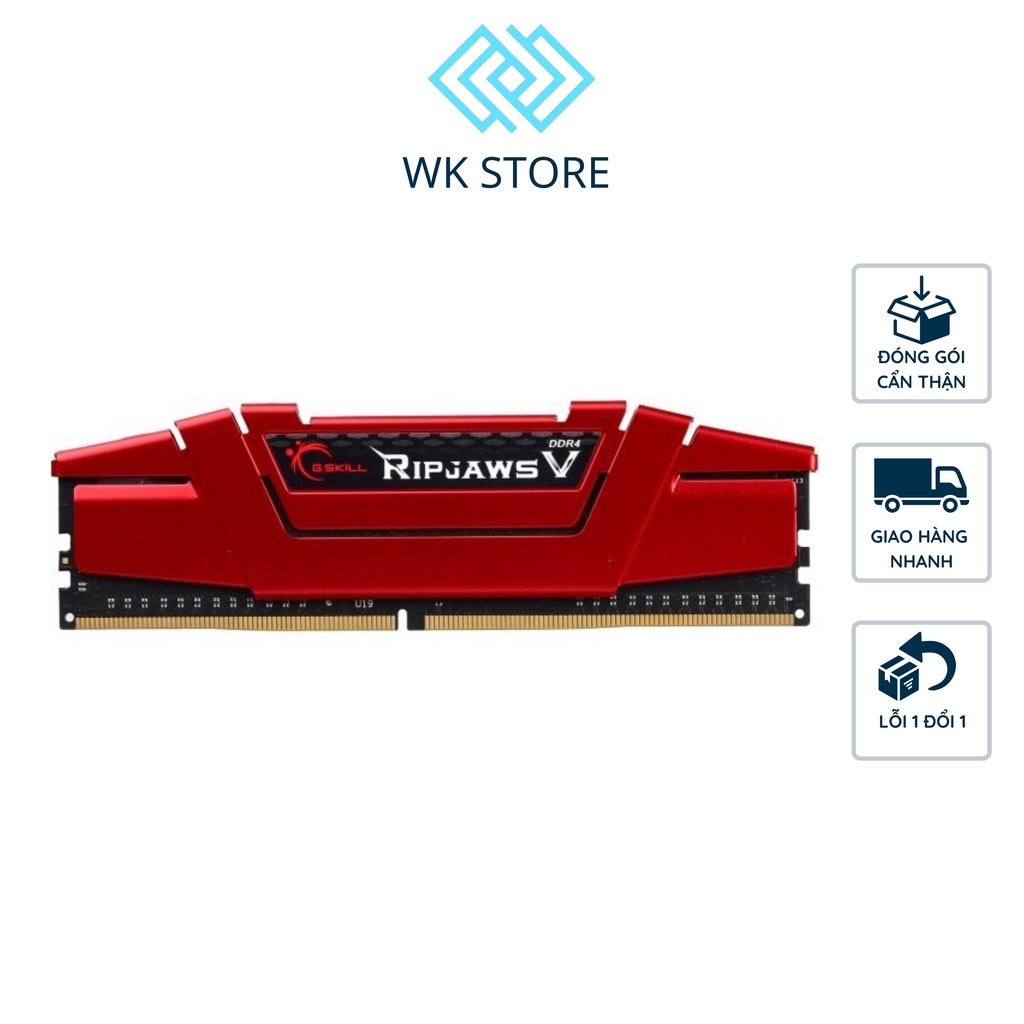 Ram Máy Tính Bàn G.SKILL RIPJAWS V-8GB  DDR4 2800MHz F4-2800C17S-8GVR