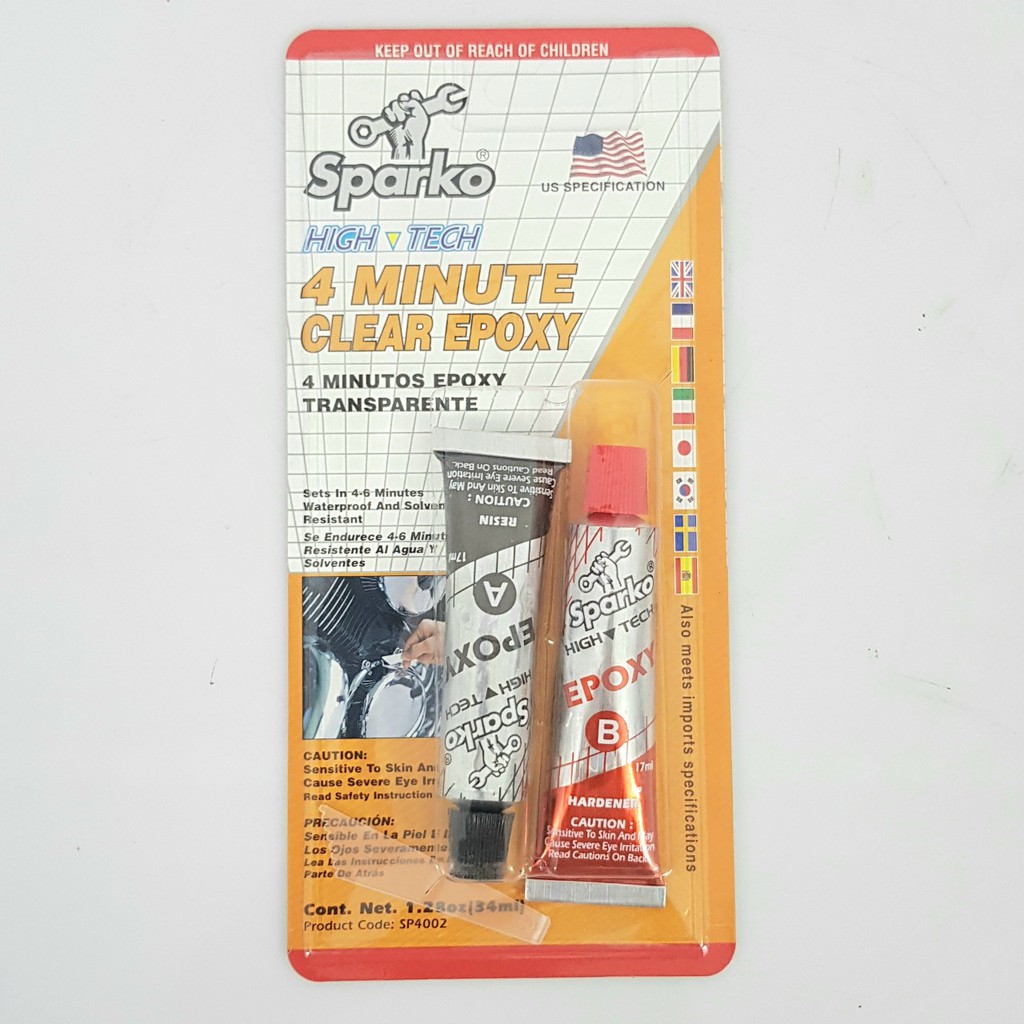 Keo dán đa năng hai thành phần Epoxy A.B 17ml x 2
