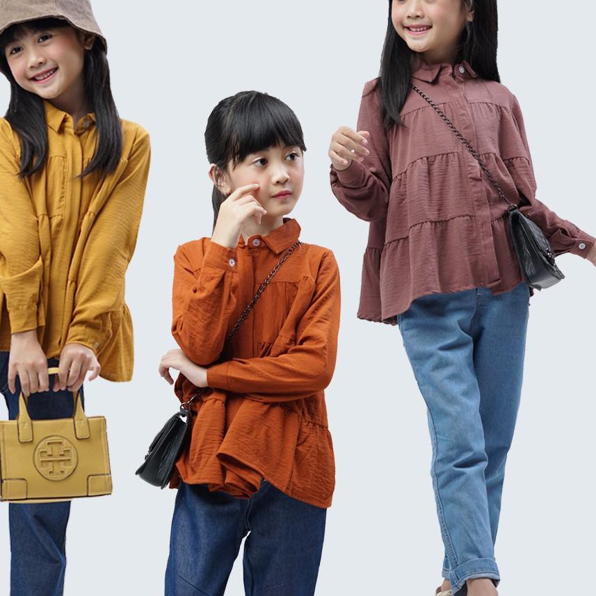 ![Áo sơ mi Nara Lr 016) (DRKIDS) | Áo sơ mi thời trang cho bé 1-12 tuổi