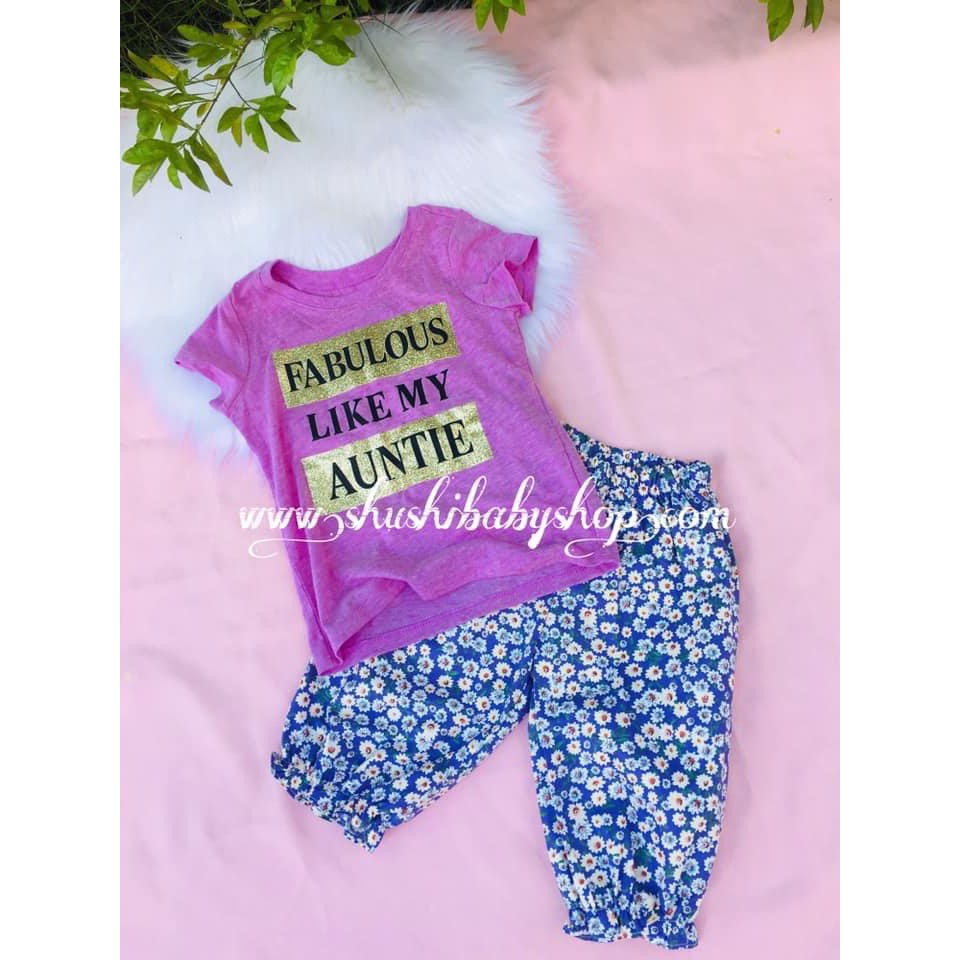 Quần Bí Quần Dài Miakids Hoa Nhí Vải Thô Mát Xinh Shushibaby