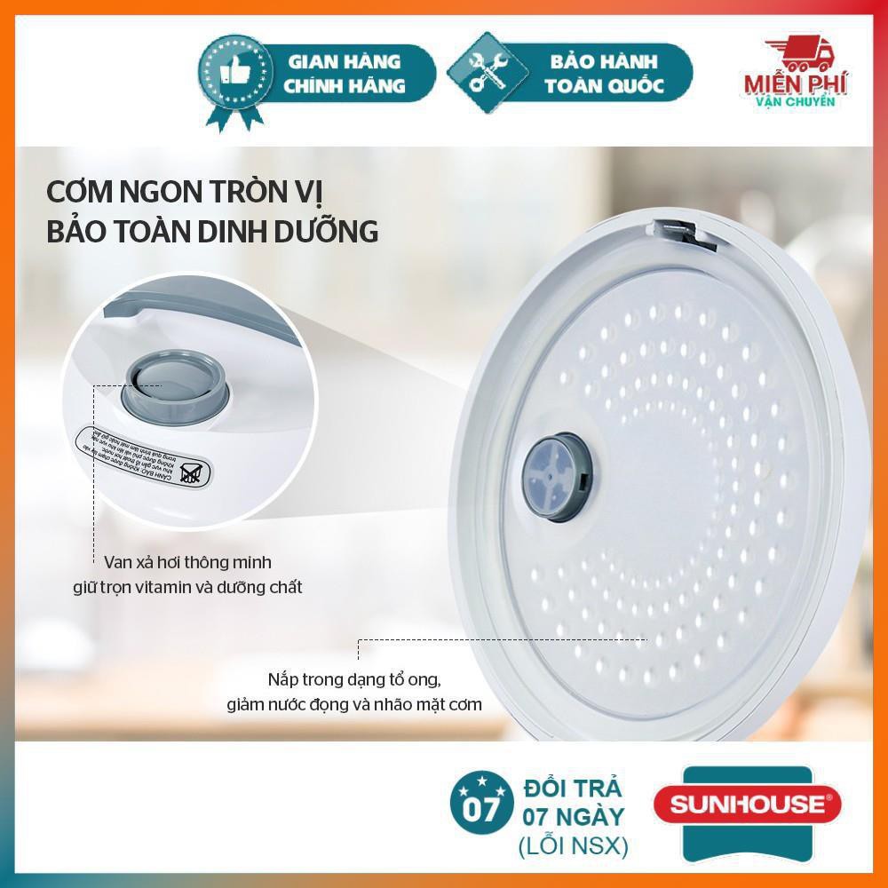 Nồi Cơm Điện 1.8L Sunhouse SHD8602, Nồi Cơm Điện Sunhouse Siêu Bền, Bảo Hành Toàn Quốc, Lòng Nồi Chống Dính Whitford | BigBuy360 - bigbuy360.vn