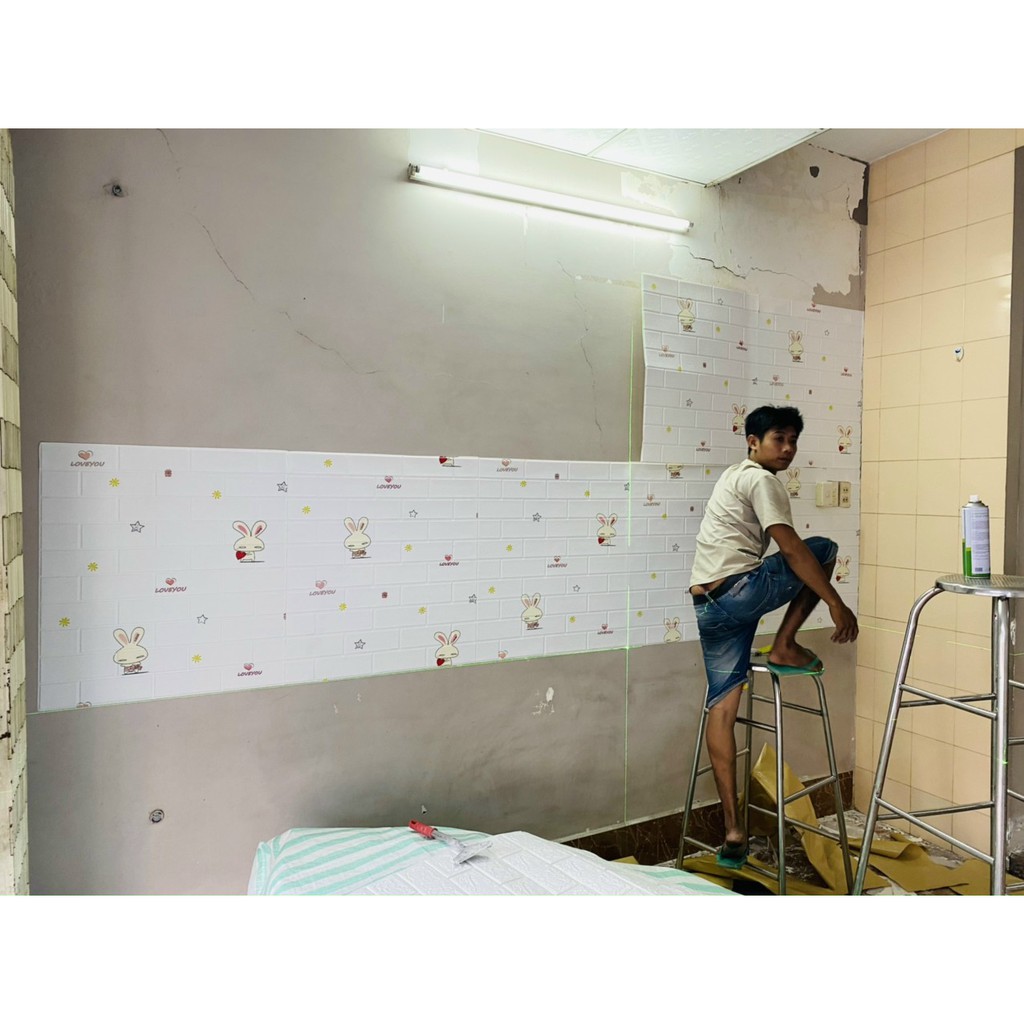 Xốp Dán Tường hoạt hình , kt 70*77 cm Doremon - Hello Kitty và nhiều mẫu mới nhất