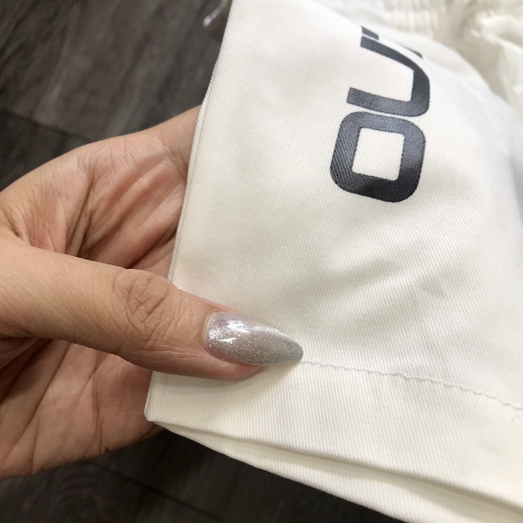 Quần Short Nam kaki In Chữ OUTERITY - vải kaki phong cách unisex streetwear