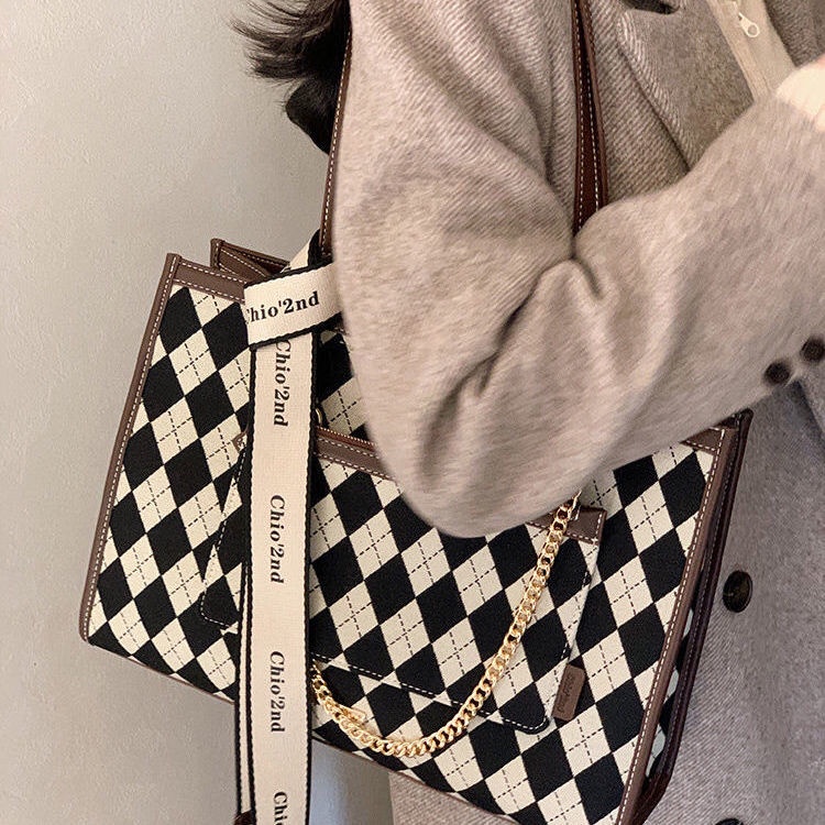 Túi Xách tote Vải canvas Cỡ Lớn 2022 Thời Trang Mùa Xuân Mới Cao Cấp Cho Nữ