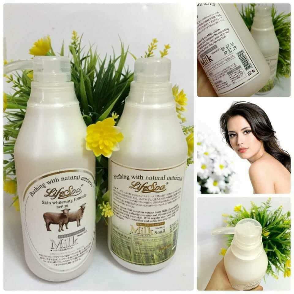 Sữa tắm Life Spa milk Thái Lan (chỉ số chống nắng SPF 35)