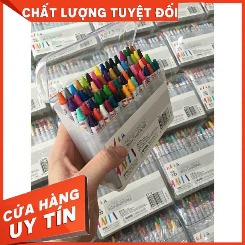 HỘP MÀU 64 CHI TIẾT - Bộ Sáp Màu 64 Món Cho Bé