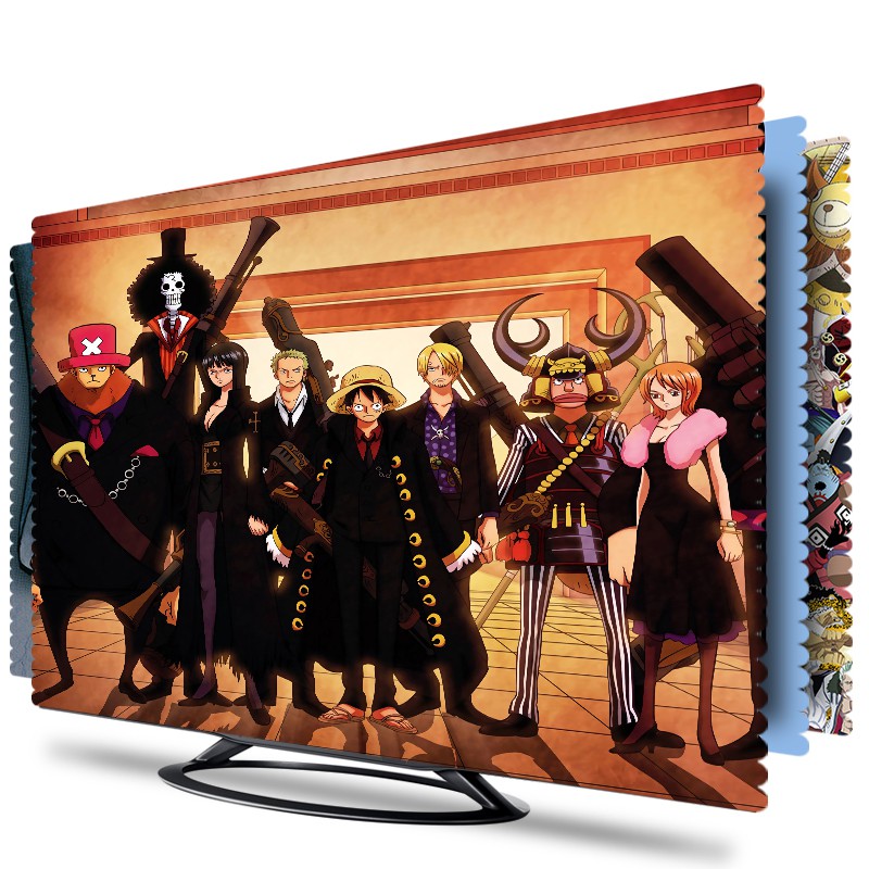 Hoạt Hình Tấm Vải Phủ Tv Lcd Chống Bụi In Hình Anime One Piece Độc Đáo Ốp