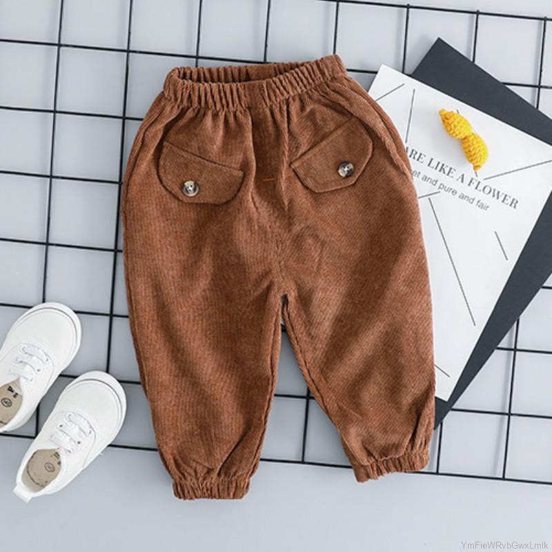 Set trang phục áo sơ mi caro tay dài + quần dài cổ điển thời trang cho bé trai