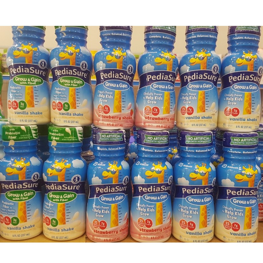 THÙNG 24 CHAI SỮA PEDIASURE NƯỚC 237ML