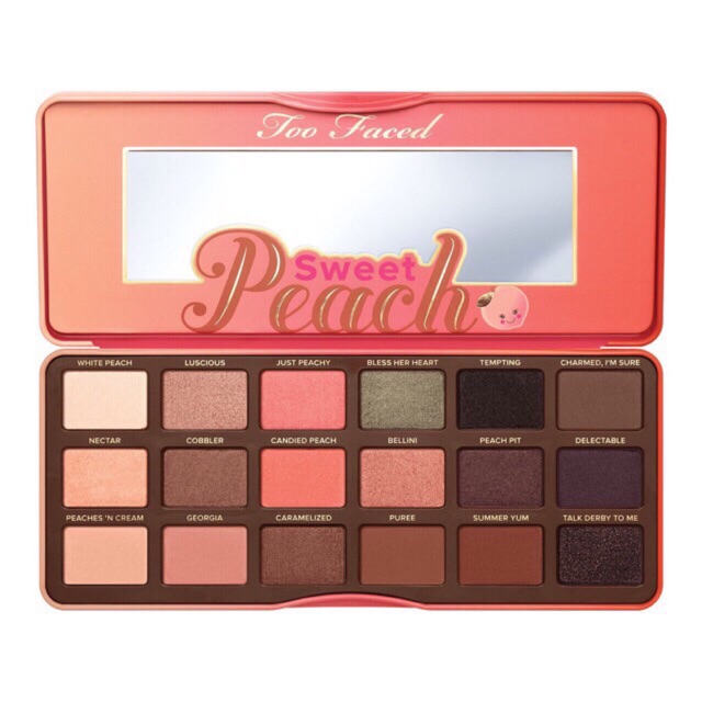 Bảng mắt too faced peach mùi đào thơm nức