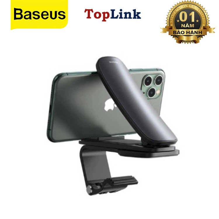 Giá Đỡ Điện Thoại Baseus Big Mouth Pro Car Mount Có Chân Kẹp Điều Chỉnh Giữ Điện Thoại Vào Taplo Xe Hơi