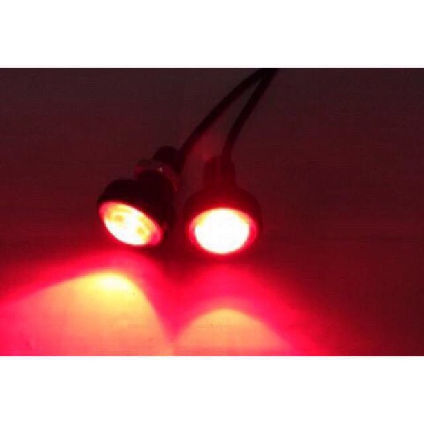 Xi Nhan Kiểu Cúc Áo Cho Xe Máy Chip Led 1 Đôi