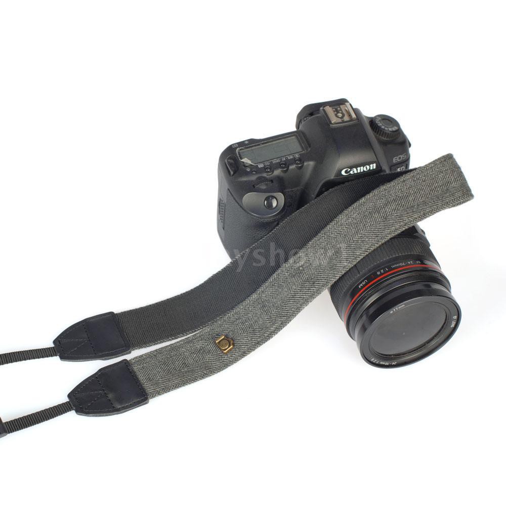 Dây đeo máy ảnh phong cách Vintage cho máy ảnh Sony Nikon Canon Olympus Panasonic Pentax DSLR SLR