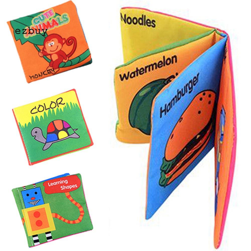 Sách Vải Phát Triển Trí Thông Minh Cho Bé Sơ Sinh